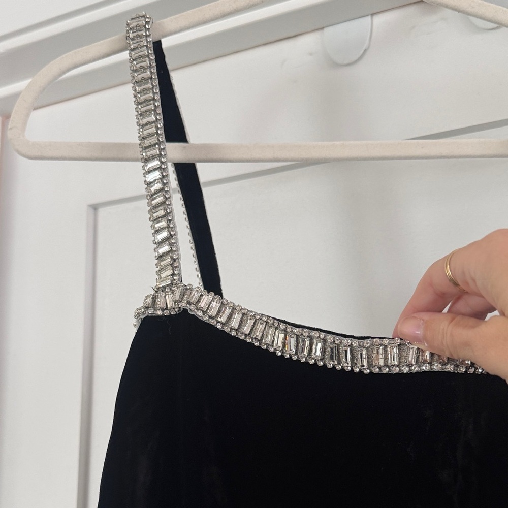 Reformation pia velvet rhinestone dress size 8 NWT - Picture 5 of 8